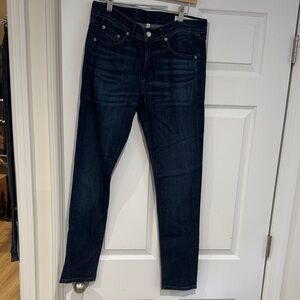 Dark Blue Denim Jeans